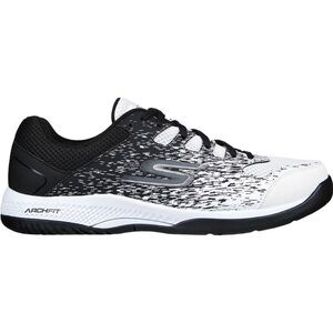 Skechers Viper Court Men’s Pickleball Tennis Sneakers Size 12 Black White Low